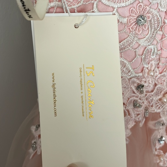 Pearl pink corset dress size 2 - Picture 6 of 9